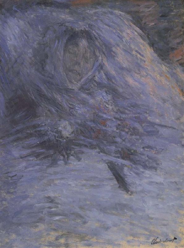 Claude Monet Camile Monet on her Deathbed